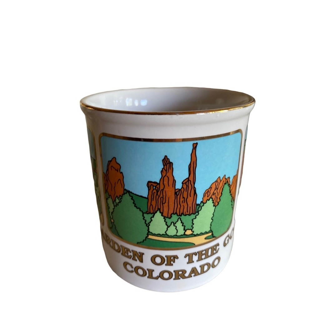 Vintage Garden of the Gods Colorado Souvenir Mug Cup Japan
